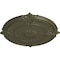 Ekena Millwork Attica Acanthus Leaf Ceiling Medallion (Canopies up to 3 1/4"), 30 1/8"OD x 1 1/2"P, Witch Hazel CM30ATWHF - alternate 4